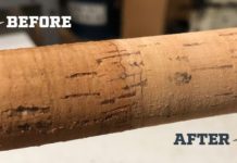How to Fill Voids in Cork Fishing Grips