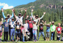 Kids participate in 4 Corners Youth Fishing Derby