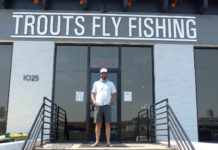 Trouts Fly Fishing Is Casting into the Platte River at a New Location