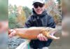 Portland teen hauls in 24-inch brown trout while fly fishing