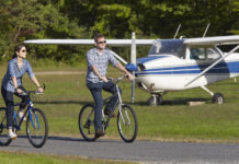 Airports with nearby outdoor activities