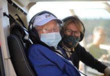 At 104, Agnes Van Put gets her chopper ride