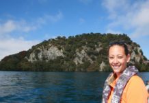 The sacred island in the middle of Lake Taupō