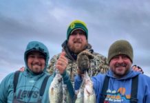 Winter crappie fishing fills the freezer