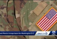 New Mexico National Guard troops fly to Washington D.C. ahead of inauguration