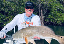 Ultimate Catch Host, Space Coast Daily Outdoor Editor Capt. Eric Ciocher Reels in Monster 33-Inch Redfish