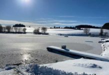 Freeze hits fishing hard but Mark Cameron still manages to land a monster at Drumtassie