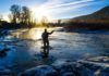 Colorado fly fisherman rides ice down river in TikTok video