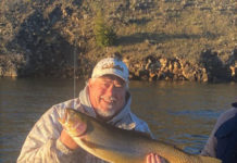 Fishermen crowd the Cliffs for the opening weekend of fishing season on Henrys Lake
