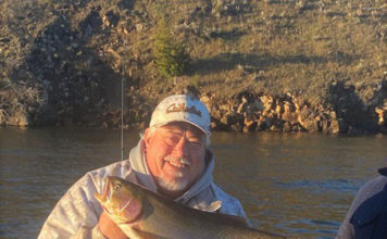 Fishermen crowd the Cliffs for the opening weekend of fishing season on Henrys Lake