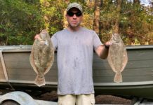 Offshore, Delaware Bay flounder catches are fine