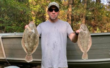 Offshore, Delaware Bay flounder catches are fine