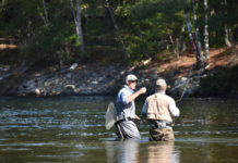 These men volunteered their time for fishing, but didn’t catch any fish