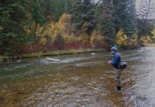 In the moment on the Frying Pan River