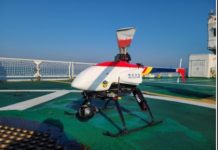 Coastguard introduces surveillance helicopter-type drones to stop illegal Chinese fishing