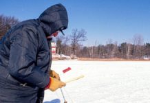 Cold weather didn’t stop this kid from ice fishing