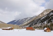 Ski or snowshoe through this 140-year-old Colorado ghost town