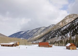 Ski or snowshoe through this 140-year-old Colorado ghost town