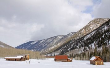 Ski or snowshoe through this 140-year-old Colorado ghost town