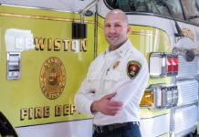 Lewiston firefighter Mark Anderson — helping people East and West, fire and ice