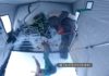 Video: Fisherman and His Shelter Dragged Across the Ice