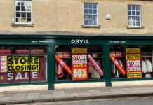 Huge clearance sale in Bath as brand shuts iconic outlet