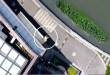 Starved people catch fish using drones during Shanghai lockdown