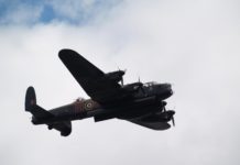 Lancaster fly-past at West Dean Jubilee Fete