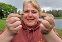 Anglers flocking to find out more about Fly Lady’s yellow owl pattern