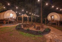 Welcome Valley Village offers glamping in covered wagons on the Ocoee River