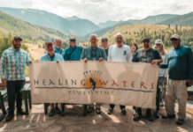 U.S. military veterans experience Colorado fly fishing, emotional conversation at Knapp Ranch