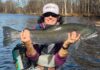 Maine woman battles challenging river conditions to land a trophy trout