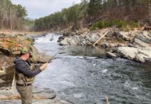 Where are the best places to go trout fishing in Oklahoma?