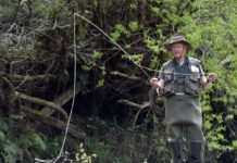 Fish easier to find not catch in low water