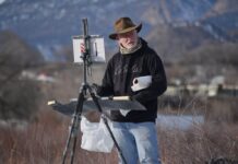 At home in nature, Garfield County plein air artist finds beauty in midwinter